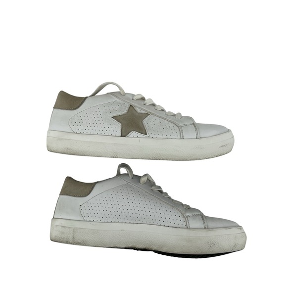 Steve Madden Sneakers Women's‎ 7 Starling Star White Shoes Skater NY90 Y2K - Picture 1 of 9